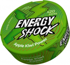 Энергетический пауч ENERGY SHOCK APPLE-KIWI
