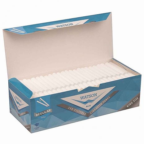 Гильзы сигаретные WATSON BLUE 200шт King Size ( фильтр 15мм)0